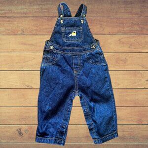 Carter's Just One of You Baby Overalls Bibs Denim Jeans Construction Trucks 9M